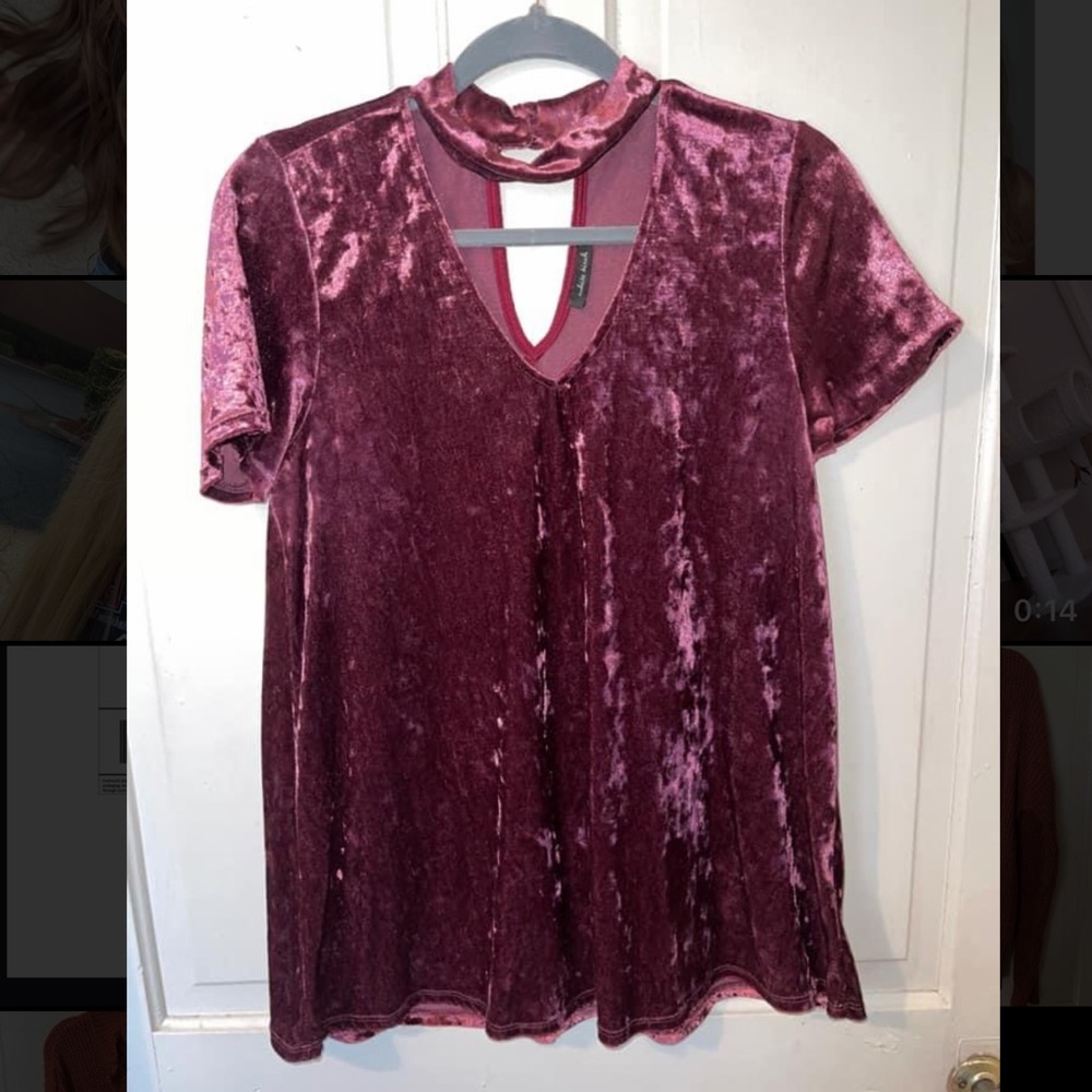 Velvet top